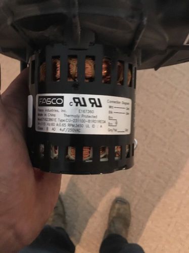 FASCO rheem Rufus Furnace Inducer Motor 7162-3861 7162-3861E King Vent Used