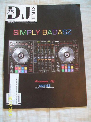 DJ TIMES magazine february 2014 43 pages new