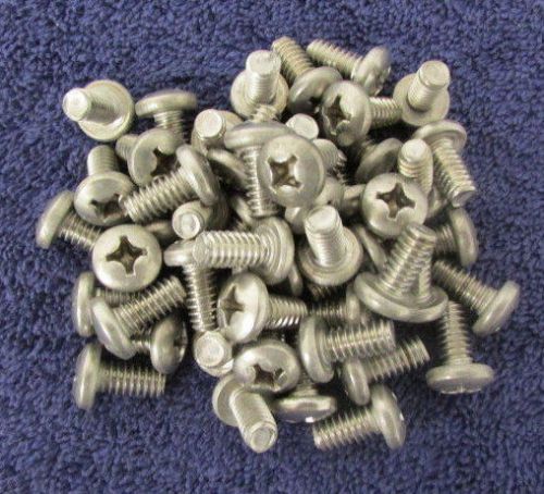 Phillips pan head 1/4-20 x 1/2&#034; 304 stainless machine screw bolt qty 50 j27 for sale