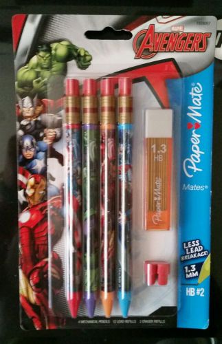 Avengers Paper Mate 1.3mm HB #2 Pencils 4pk