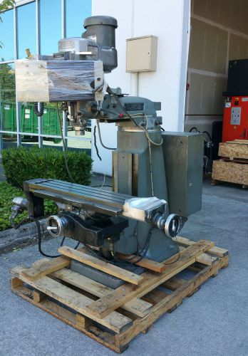 9”x  48” bridgeport 2 axis cnc knee mill, with ez trak + upgraded screen (used) for sale