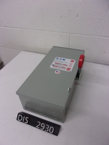 NEW Eaton 600 Volt 60 Amp Fused Disconnect Switch (DIS2930)