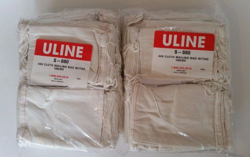 Uline S-880 4X6in. Mailing Bags Around 200 Bags