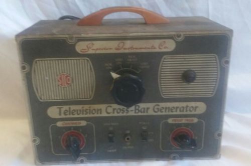 Vintage Working Superior Instruments Co Television Cross-Bar Generator