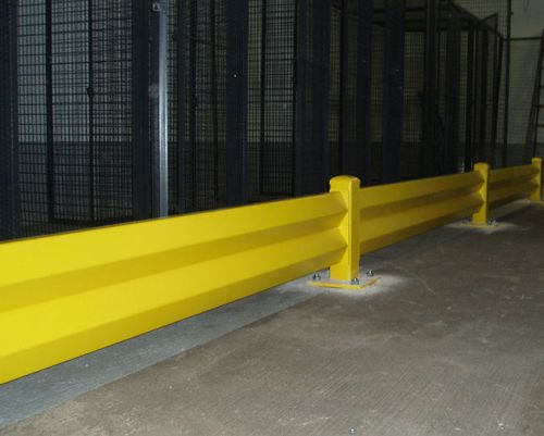 17&#039; industrial guardrail (yellow) for sale