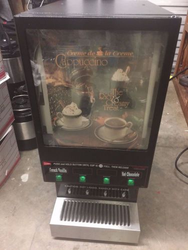 CECILWARE- GB4M-5.5&#034; HD COMMERCIAL 4 FLAVORS CAPPUCCINO/HOT BEVERAGE DISPENSER