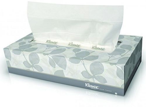 Kleenex 21606CT White Facial Tissue, 2-Ply, Pop-Up Box, 125 Sheets, 48/Carton