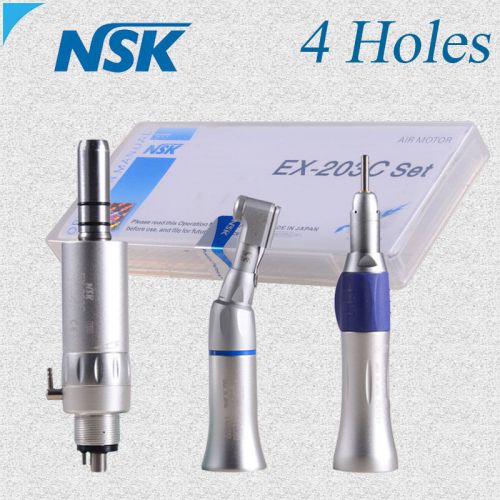 NSK Style 4-Hole EX-203C  E-type 1:1 Slow Low Speed Dental Wrench Handpiece Kit