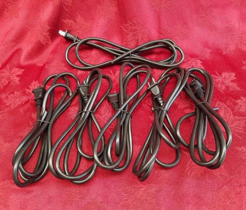 Six (6) Power Tool Cord Replacements - 18/2 AC Cord for Tools - 74 inch long