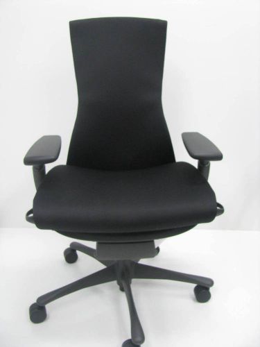 Herman miller embody ergonomic chair black balance fabric for sale
