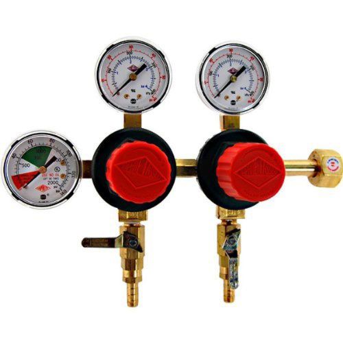 Taprite 2-knob Dual Pressure Primary Regulatoor