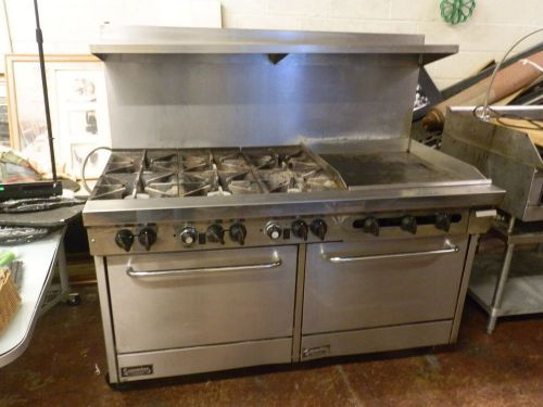Superior commercial gas 6 burner stove, grill and 2 ovens for sale