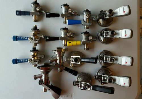 Draft Beer Keg Tap Couplers LOT A- D-G