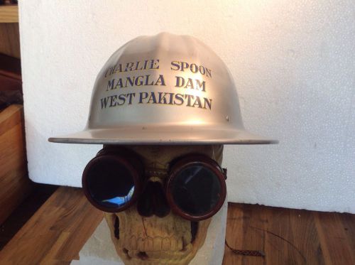 Vintage Hard Hat Of The Mangla Dam Of West Pakistan 1960s