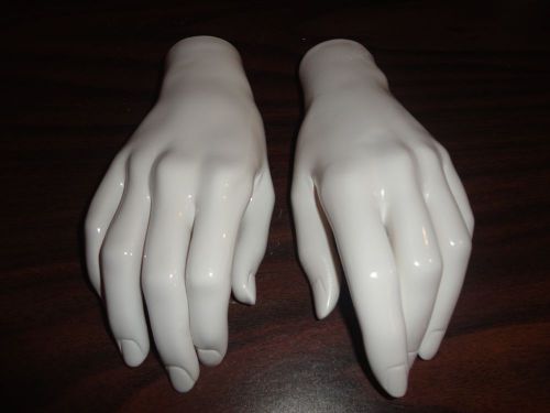 Mannequin Womens Hands Hand Retail Store Display Advertising Left &amp; Right Pair#9