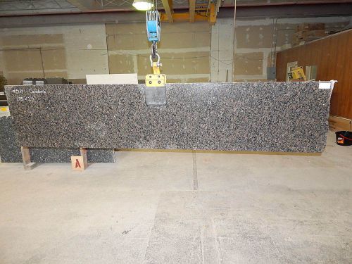 GRANITE COUNTERTOP REMNANT- CALEDONIA  125&#034; X 25&#034;  BEAUTIFUL BROWN/BLACK