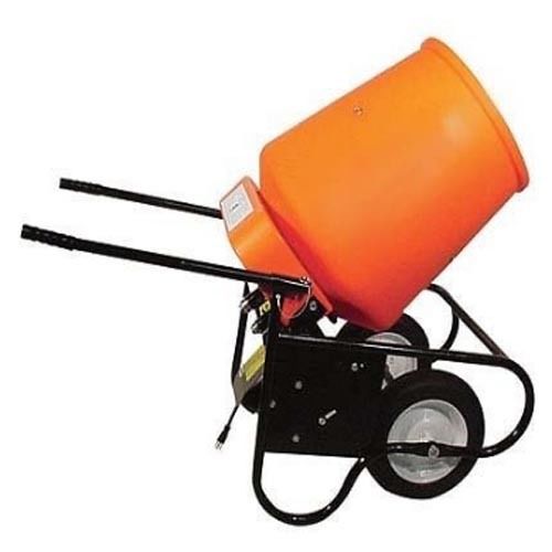 Electric portable concrete mixer - 3.5 cubic foot drum for sale