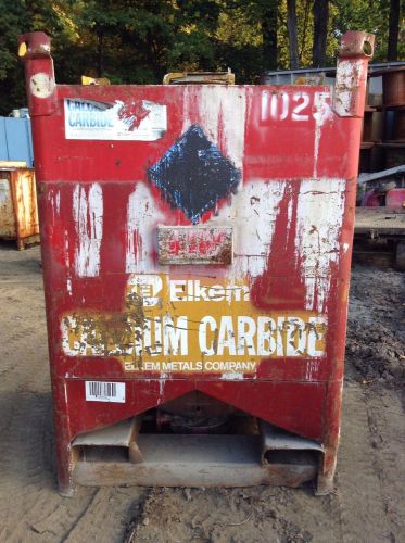 Elkem 465 Gallon Steel Chemical Storage Tank / Container / Tote