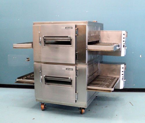 Lincoln Impinger 1000 Conveyor Pizza Oven Double Stack Gas Fired Pizza Oven