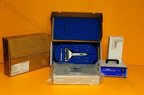 Brand New Zimmer Electric Dermatome Complete Kit 8821 w/extras