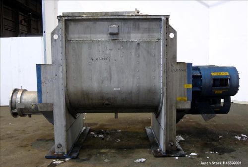Used- f. aoustin mixer extruder, model mxe 2500, 2500 liter (660 gallon) working for sale