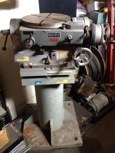 Made in germany imperial brand rotary table w/. heavy duty stand machinery works for sale