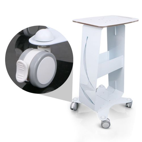 Assembled  Steel Frame Salon Trolley Styling Pedestal Cart Tray For Cavitation