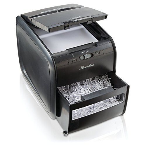 Swingline auto feed paper shredder, 60 sheets, cross-cut, 1 user, for sale