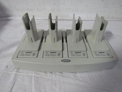 Symbol Universal 4-Bay Battery Charger 20-33569-01 + 4 Batt Adapters 21-32665-02