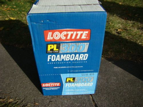 Case of 12 (28oz) large cartridge tubes ~ Loctite PL-300 Foamboard Adhesive