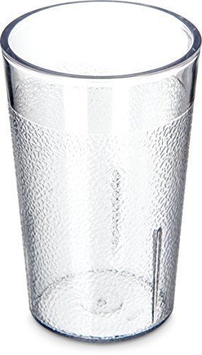 Carlisle 5501-8107 stackable shatter-resistant plastic tumbler, 5 oz., clear of for sale