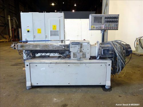 Used- leistritz 27mm co-rotating twin screw extruder, model zse 27 gl 40d. 40 to for sale