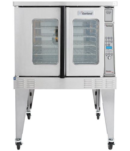 Commercial convection oven, garland mco-gs-10, nat gas, on stand with casters for sale