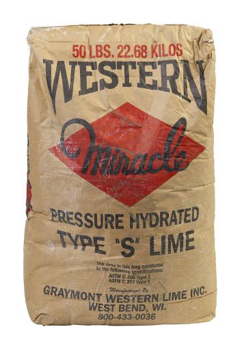 Mutual Industries 7094-0-0 Western Hydrated Lime for Masonry Work