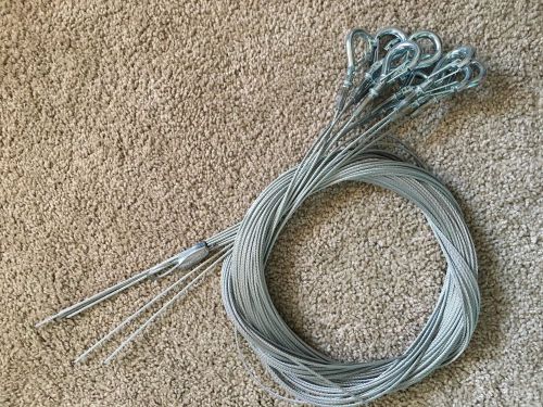 Set of two gripple loop hanger snap on hooks w fastener~25-100 lbs hf2-hg-15ft for sale