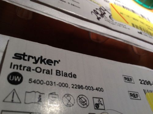 STRYKER  INTRA -ORAL  BLADE REF 2296-031-034 QTY 2