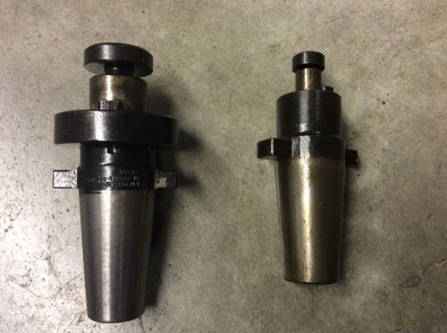 Universal kwik switch 200 she&#039;ll mill holders lot of 2 1&#034;, 1/2&#034; fits cnc for sale