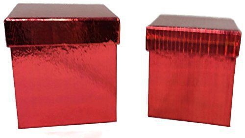 Pack Mini Gift Box ~ 2 Different Size Boxes Red