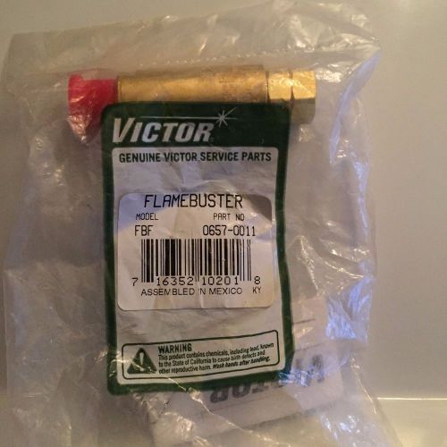 New victor 0657-0011 acetylene torch to hose flashback arrestor for sale