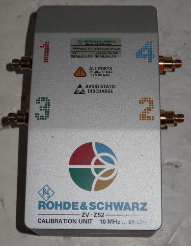 Rohde &amp; schwarz zv-z52 10mhz to 24ghz calibration unit for sale