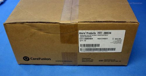 Carefusion 50 ea infusion iv set 20 drop medsystem iii pump 28034 2017-08 and up for sale