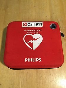 Phillips Heartstart HS1 AED Defibrillator with Slim Carry Case