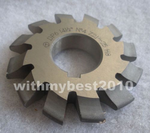 Lot New 1pcs Dp6 14-1/2 degree 4# Involute Gear Cutters No.4 Dp6 Gear Cutter