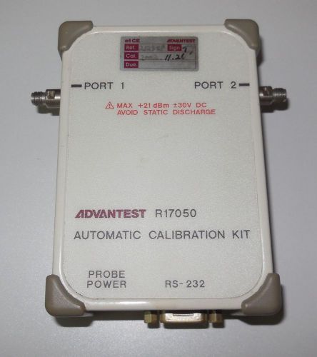 Advantest R17050 opt 01 automatic calibration kit