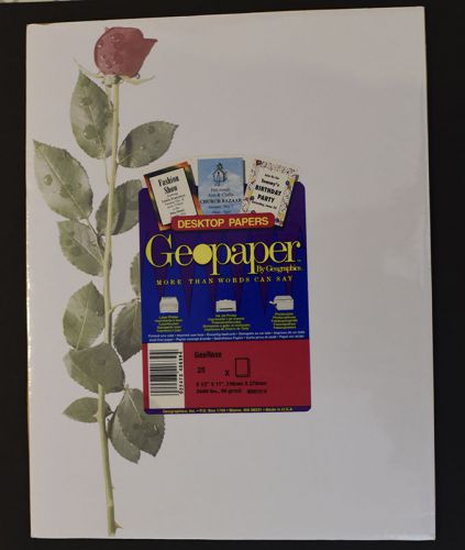 Geopaper Rose Printer Paper
