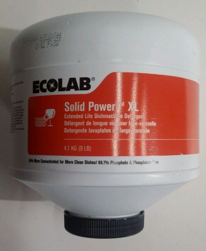ECOLAB # 6100185 SOLID POWER XL DISHWASHING DETERGENT SOAP DISHMACHINE 4.1KG 9LB