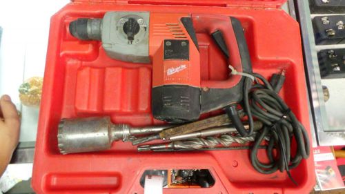 MILWAUKEE ROTARY HAMMER DRILL &amp; CONCRETE BITS CHIPPER 5359-21 SDS 1-1/8&#034; 7.4 AMP