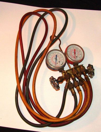 Vintage air conditioning charging gauge set made in usa for sale