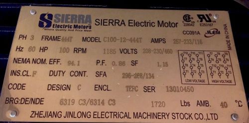 Sierra Electric Motor