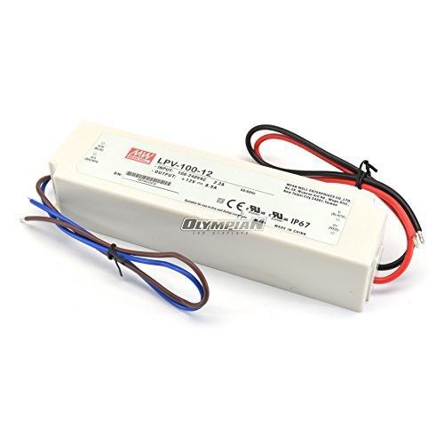 MEAN WELL 100W Single Output Switching Power Supply with 8.5 Amp Rated Current